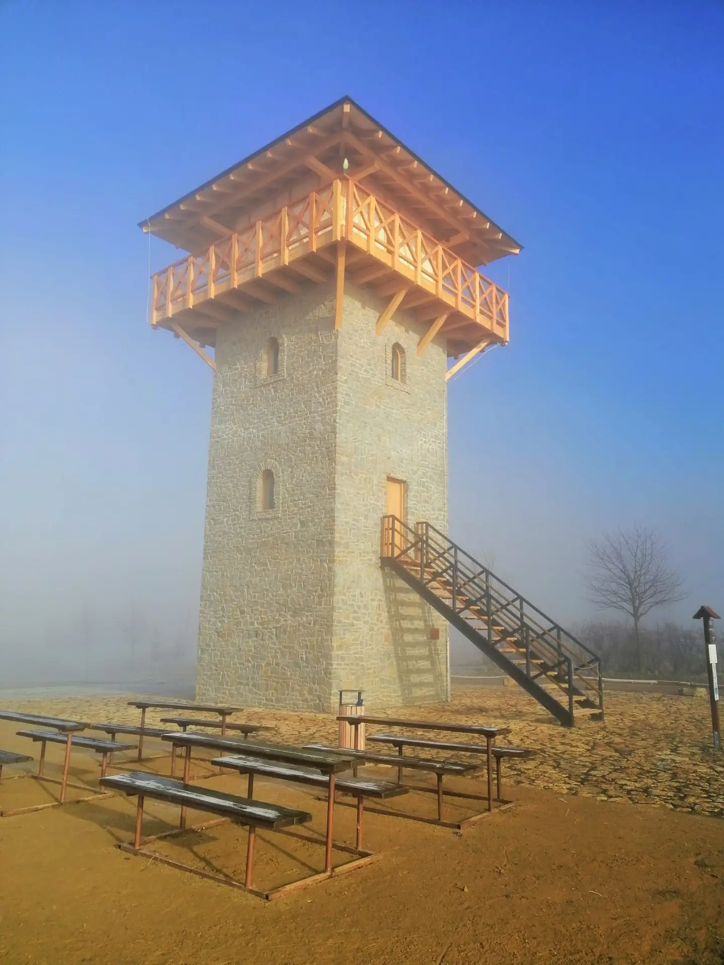 Tučínská rozhledna v obci Tučín v Olomouckém kraji